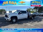 New 2025 Chevrolet Silverado 3500 Work Truck Crew Cab 4x4 9' 6" Knapheide Steel Flatbed Truck for sale #255539 - photo 3