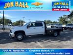 New 2025 Chevrolet Silverado 3500 Work Truck Crew Cab 4x4 9' 6" Knapheide Steel Flatbed Truck for sale #255539 - photo 4
