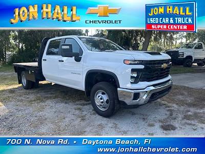 New 2025 Chevrolet Silverado 3500 Work Truck Crew Cab 9' 6" Knapheide Steel Flatbed Truck for sale #255641 - photo 1