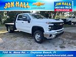 New 2025 Chevrolet Silverado 3500 Work Truck Crew Cab 9' 6" Knapheide Steel Flatbed Truck for sale #255641 - photo 1