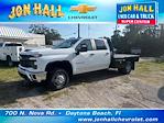 New 2025 Chevrolet Silverado 3500 Work Truck Crew Cab 4x4 9' 6" Knapheide Steel Flatbed Truck with Gooseneck Hitch for sale #255668 - photo 3