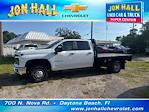 New 2025 Chevrolet Silverado 3500 Work Truck Crew Cab 4x4 9' 6" Knapheide Steel Flatbed Truck with Gooseneck Hitch for sale #255668 - photo 4