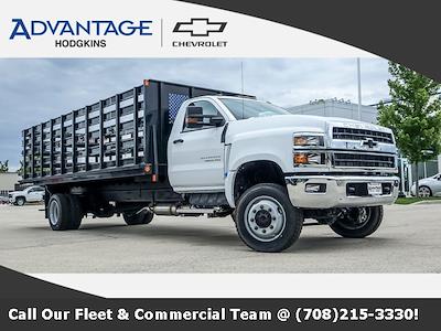 2024 Chevrolet Silverado 4500 Regular Cab DRW 4x4, Monroe Truck Equipment Versa-Line Stake Body for sale #53768 - photo 1