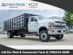 2024 Chevrolet Silverado 4500 Regular Cab DRW 4x4, Monroe Truck Equipment Versa-Line Stake Body for sale #53768 - photo 1