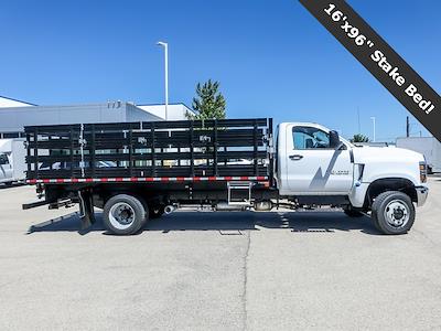 2024 Chevrolet Silverado 5500 Regular Cab DRW 4x4, Morgan Truck Body Prostake Stake Bed for sale #53826 - photo 2