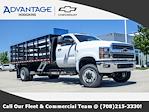 2024 Chevrolet Silverado 5500 Regular Cab DRW 4x4, Morgan Truck Body Prostake Stake Bed for sale #53826 - photo 1