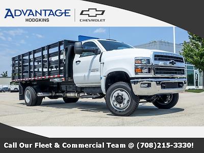 2024 Chevrolet Silverado 5500 Regular Cab DRW 4x4, Morgan Truck Body Prostake Stake Bed for sale #53928 - photo 1