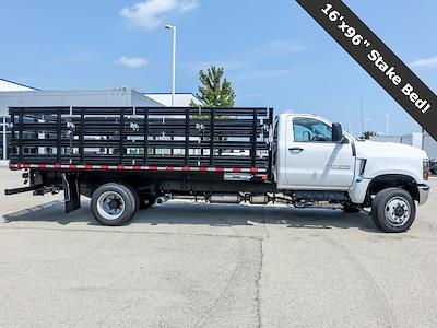 2024 Chevrolet Silverado 5500 Regular Cab DRW 4x4, Morgan Truck Body Prostake Stake Bed for sale #53928 - photo 2