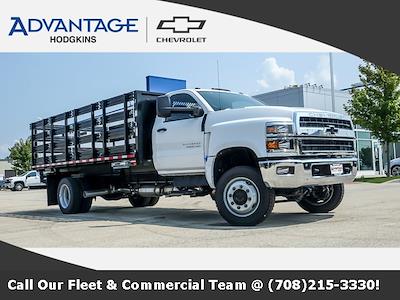 2024 Chevrolet Silverado 5500 Regular Cab DRW 4x4, Morgan Prostake Stake Bed for sale #53980 - photo 1