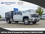 2024 Chevrolet Silverado 3500 Crew Cab 4x4, Monroe Truck Equipment Versa-Line Stake Body for sale #54231 - photo 1