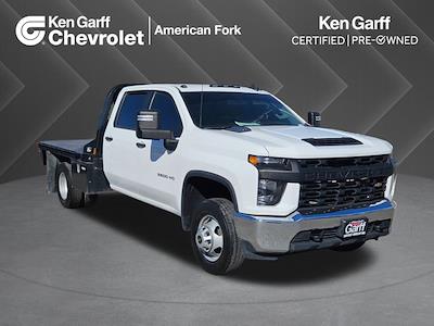 2022 Chevrolet Silverado 3500 Crew Cab DRW 4WD Flatbed Truck for sale #4E50620A - photo 1