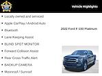 Used 2022 Ford F-150 Platinum SuperCrew Cab for sale #T435 - photo 2