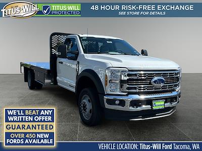 2025 Ford F-550 Regular Cab DRW 4x4 Scelzi Flatbed Truck for sale #F50559 - photo 1
