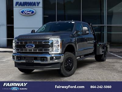 2024 Ford F-350 Crew Cab DRW 4WD Bedrock Flatbed Truck for sale #Y1556 - photo 1