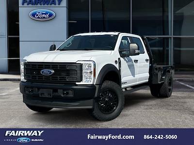 2025 Ford F-450 Crew Cab DRW 4WD Bedrock Flatbed Truck for sale #Z371 - photo 1
