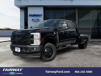 New 2025 Ford F-350 Crew Cab Steel Flatbed Truck for sale #Z589 - photo 1