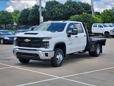 New 2025 Chevrolet Silverado 3500 Work Truck Crew Cab 4WD Flatbed Truck for sale #F27632 - photo 1