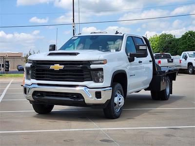 New 2025 Chevrolet Silverado 3500 Work Truck Crew Cab 4WD Flatbed Truck for sale #F27653 - photo 1
