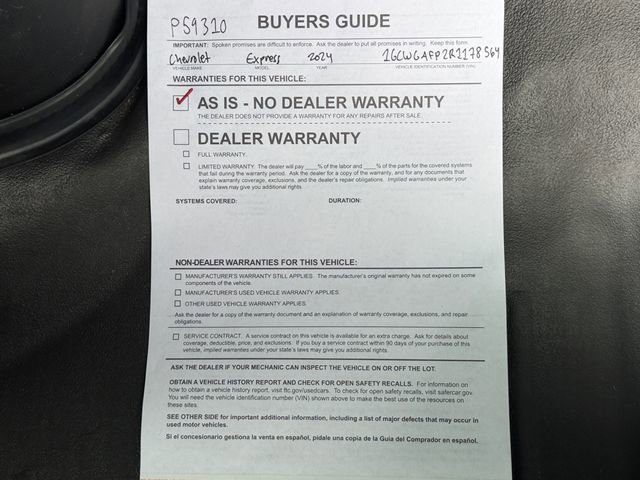 Used 2024 Chevrolet Express 2500 - photo 42