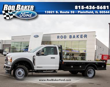 2024 Ford F-450 Regular Cab DRW 4x4, Knapheide PGTC Gooseneck Flatbed Truck for sale #T24617 - photo 1