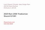 New 2025 Ram 2500 Tradesman Crew Cab 4x4 Pickup for sale #21381 - photo 4