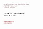New 2025 Ram 1500 Laramie Crew Cab 4x4 Pickup for sale #21396 - photo 3