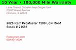 2026 Ram ProMaster 1500 Standard Roof FWD Empty Cargo Van for sale #21587 - photo 6