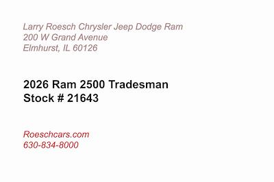 New 2026 Ram 2500 Tradesman Crew Cab for sale #21643 - photo 2