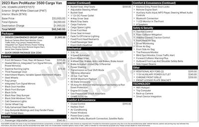 Used 2023 Ram ProMaster 3500 - photo 1