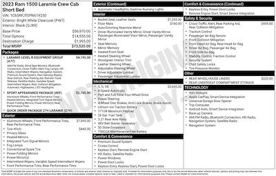 Used 2023 Ram 1500 - photo 1