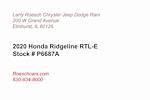 Used 2020 Honda Ridgeline RTL-E Crew Cab AWD Pickup for sale #P6687A - photo 3