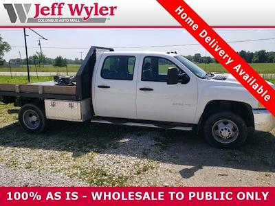 Used 2008 Chevrolet Silverado 3500 Work Truck Crew Cab 4x4 Flatbed Truck for sale #5696609A - photo 1