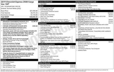 Used 2019 Chevrolet Express 2500 - photo 1