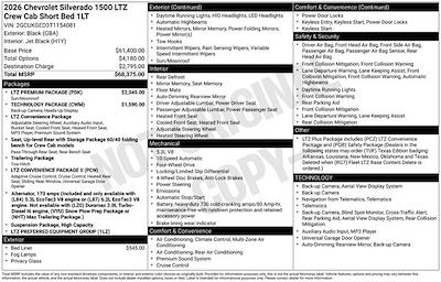 New 2026 Chevrolet Silverado 1500 - photo 1