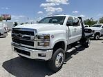 2024 Chevrolet Silverado 4500 Crew Cab DRW 4x4, Bedrock Diamond Series Flatbed Truck for sale #3FL1056 - photo 4