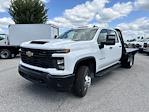 2024 Chevrolet Silverado 3500 Crew Cab 4x4, Bedrock Limestone Series Flatbed Truck for sale #3FL1082 - photo 5