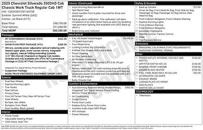 2025 Chevrolet Silverado 3500 Regular Cab 4x4 Cab Chassis for sale #3FL1408 - photo 2