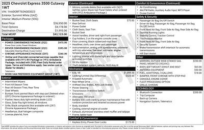 New 2025 Chevrolet Express 3500 - photo 1