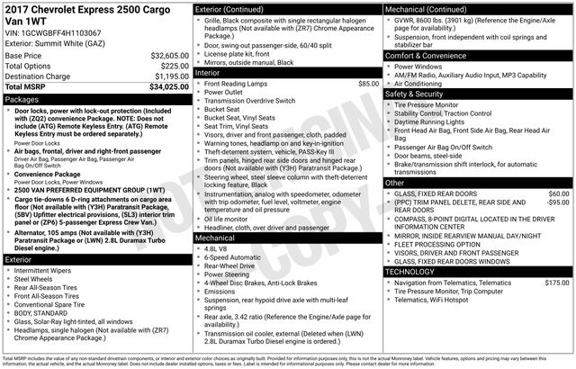 Used 2017 Chevrolet Express 2500 - photo 7