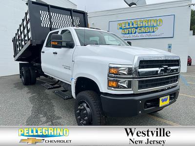 2024 Chevrolet Silverado 5500 Crew Cab DRW 4x4, Reading Steel Stake Bed for sale #248373 - photo 1