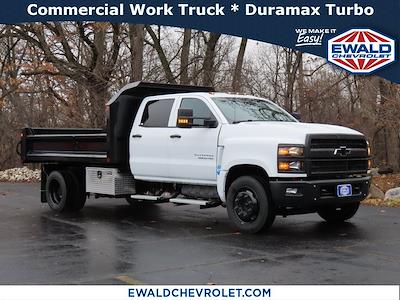 2023 Chevrolet Silverado 5500 Crew Cab DRW RWD, Crysteel E-Tipper Dump Truck for sale #23C549 - photo 1