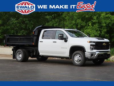 New 2025 Chevrolet Silverado 3500 Crew Cab 4WD 9' Monroe Truck Equipment Steel Dump Truck for sale #25C694 - photo 1
