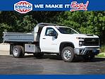 New 2025 Chevrolet Silverado 3500 Regular Cab 4WD 11' Monroe Truck Equipment Stainless Steel Dump Truck for sale #25C817 - photo 1