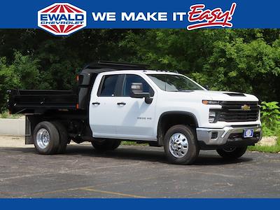 New 2025 Chevrolet Silverado 3500 Double Cab 4WD 9' Monroe Truck Equipment Steel Dump Truck for sale #25C843 - photo 1