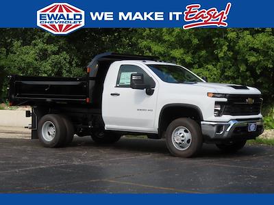 New 2025 Chevrolet Silverado 3500 Regular Cab 4WD 9' Monroe Truck Equipment Steel Dump Truck for sale #25C866 - photo 1
