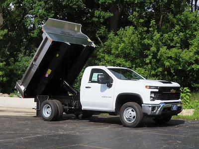 New 2025 Chevrolet Silverado 3500 Regular Cab 4WD 9' Monroe Truck Equipment Stainless Steel Dump Truck for sale #25C867 - photo 2