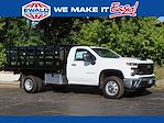 New 2025 Chevrolet Silverado 3500 Regular Cab 4WD 12' 6" Monroe Truck Equipment Stake Bed for sale #25C879 - photo 1