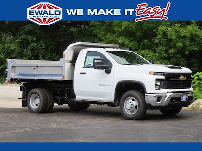 New 2025 Chevrolet Silverado 3500 Regular Cab 4WD 9' Monroe Truck Equipment Steel Dump Truck for sale #25C880 - photo 1