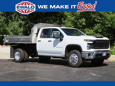 New 2025 Chevrolet Silverado 3500 Double Cab 4WD 9' Monroe Truck Equipment Stainless Steel Dump Truck for sale #25C893 - photo 1