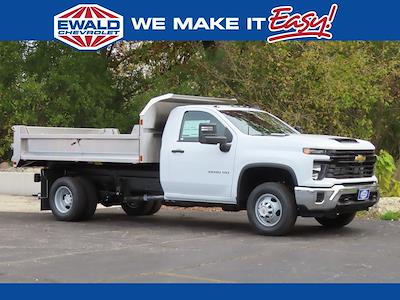New 2025 Chevrolet Silverado 3500 Regular Cab 4WD 11' Monroe Truck Equipment Stainless Steel Dump Truck for sale #25C931 - photo 1